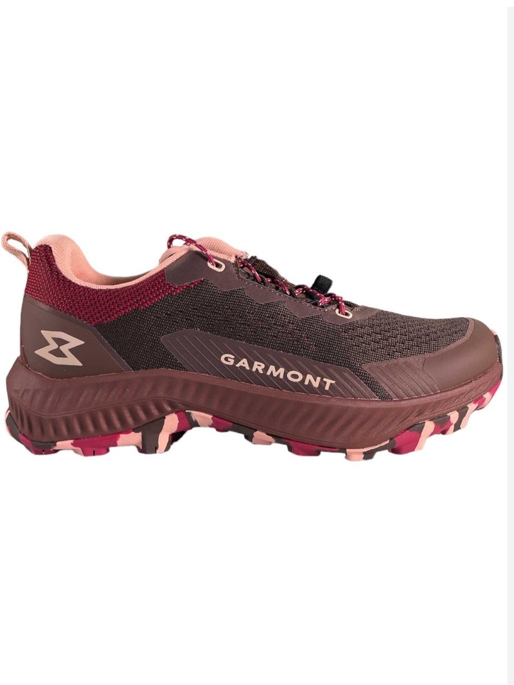 Garmont 9.81 Pulse Brown, Red, and Pink Hiking Sneakers size 8 new without box